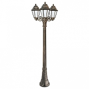 Фонарный столб Fumagalli Anna E22.158.S30.BYF1R цвет плафона/подвески Бронза, Опал, цвет арматуры Бронза