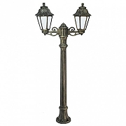 Фонарный столб Fumagalli Anna E22.163.S20.BYF1R цвет плафона/подвески Бронза, Опал, цвет арматуры Бронза