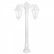 Фонарный столб Fumagalli Anna E22.163.S20.WXF1RDN цвет плафона/подвески Прозрачный, цвет арматуры Белый