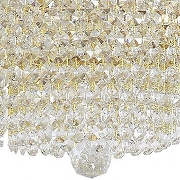 Люстра на штанге Arti Lampadari Elba Elba E 1.2.60.100 G цвет плафона/подвески Прозрачный, цвет арматуры Золото-1