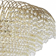 Люстра на штанге Arti Lampadari Elba Elba E 1.2.60.100 G цвет плафона/подвески Прозрачный, цвет арматуры Золото-2