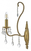Бра Arti Lampadari Ercolano Ercolano E 2.1.1.602 G цвет плафона/подвески Прозрачный, цвет арматуры Золото