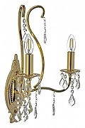 Бра Arti Lampadari Ercolano Ercolano E 2.1.2.602 G цвет плафона/подвески Прозрачный, цвет арматуры Золото-1