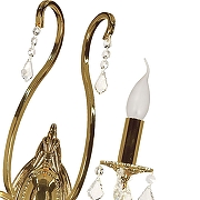 Бра Arti Lampadari Ercolano Ercolano E 2.1.2.602 G цвет плафона/подвески Прозрачный, цвет арматуры Золото-6