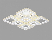 Люстра Ambrella Light FA FA1737 цвет плафона/подвески Белый, Прозрачный, Хром, цвет арматуры Белый, Хром-3