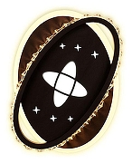 Бра Ambrella Light FA FA233 цвет плафона/подвески Прозрачный, цвет арматуры Коричневый-1