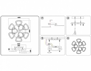 Люстра Ambrella Light FA FA2921 цвет плафона/подвески Белый, Прозрачный, цвет арматуры Белый-6