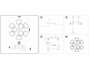 Люстра Ambrella Light FA FA2923 цвет плафона/подвески Белый, Прозрачный, цвет арматуры Золото-5
