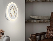 Бра Ambrella Light FA FA2955 цвет плафона/подвески Белый, Прозрачный, цвет арматуры Белый-1