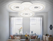 Люстра Ambrella Light FA FA4001 цвет плафона/подвески Белый, Прозрачный, цвет арматуры Белый-1