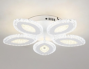 Люстра Ambrella Light FA FA4015 цвет плафона/подвески Белый, Прозрачный, цвет арматуры Белый-3