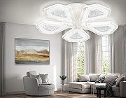 Люстра Ambrella Light FA FA4030 цвет плафона/подвески Белый, Прозрачный, цвет арматуры Белый-2