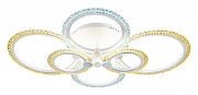 Люстра Ambrella Light FA FA4065 цвет плафона/подвески Белый, Прозрачный, цвет арматуры Белый