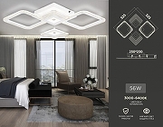 Люстра Ambrella Light FA FA4281 цвет плафона/подвески Белый, Прозрачный, цвет арматуры Белый-1