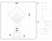 Бра Ambrella Light FA FA4284 цвет плафона/подвески Белый, Прозрачный, цвет арматуры Белый-5