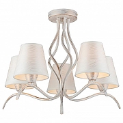 Люстра Omnilux Ugento OML-28407-05 цвет плафона/подвески Белый, цвет арматуры Белый, Золото