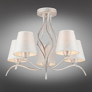 Люстра Omnilux Ugento OML-28407-05 цвет плафона/подвески Белый, цвет арматуры Белый, Золото-1
