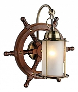 Бра Omnilux Ferro OML-50301-01 цвет плафона/подвески Белый, цвет арматуры Бронза, Коричневый