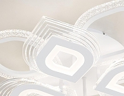 Люстра Ambrella Light FA FA4294 цвет плафона/подвески Белый, Прозрачный, цвет арматуры Белый-6