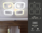 Люстра Ambrella Light FA FA4371 цвет плафона/подвески Белый, цвет арматуры Белый-1
