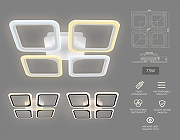 Люстра Ambrella Light FA FA4375 цвет плафона/подвески Белый, цвет арматуры Белый-1