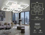 Люстра Ambrella Light FA FA4423 цвет плафона/подвески Белый, Прозрачный, цвет арматуры Белый-1