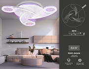 Люстра Ambrella Light FA FA4475 цвет плафона/подвески Белый, Прозрачный, цвет арматуры Белый-1