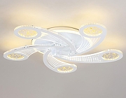 Люстра Ambrella Light FA FA4476 цвет плафона/подвески Белый, Прозрачный, цвет арматуры Белый-3