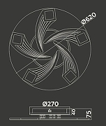 Люстра Ambrella Light FA FA4478 цвет плафона/подвески Прозрачный, Хром, цвет арматуры Черный-8