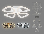 Люстра Ambrella Light FA FA4482 цвет плафона/подвески Белый, цвет арматуры Белый-1