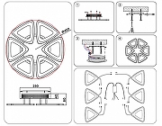 Люстра Ambrella Light FA FA4494 цвет плафона/подвески Белый, цвет арматуры Белый-12