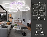 Люстра Ambrella Light FA FA4501 цвет плафона/подвески Белый, Прозрачный, цвет арматуры Белый-1