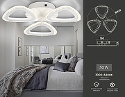 Люстра Ambrella Light FA FA4508 цвет плафона/подвески Белый, Прозрачный, цвет арматуры Белый-1