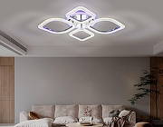 Люстра Ambrella Light FA FA5148 цвет плафона/подвески Белый, Прозрачный, цвет арматуры Хром-1