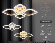 Люстра Ambrella Light FA FA5149 цвет плафона/подвески Белый, Прозрачный, цвет арматуры Золото-2