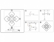 Люстра Ambrella Light FA FA5303 цвет плафона/подвески Белый, Прозрачный, цвет арматуры Белый-6