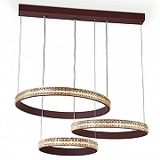 Подвесной светильник Ambrella Light FA FA6162 цвет плафона/подвески Белый, Прозрачный, цвет арматуры Коричневый-2