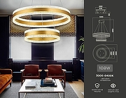 Подвесной светильник Ambrella Light FA FA6178 цвет плафона/подвески Золото, Прозрачный, цвет арматуры Золото-5