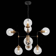 Люстра ST-Luce Varieta SL234.403.08 цвет плафона/подвески Прозрачный, цвет арматуры Золото, Черный-5