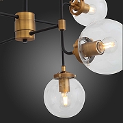 Люстра ST-Luce Varieta SL234.403.08 цвет плафона/подвески Прозрачный, цвет арматуры Золото, Черный-6
