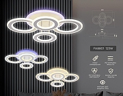 Люстра Ambrella Light FA FA8801 цвет плафона/подвески Белый, цвет арматуры Белый-2