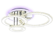 Люстра Ambrella Light FA FA8851 цвет плафона/подвески Белый, Прозрачный, цвет арматуры Хром