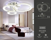 Люстра Ambrella Light FA FA8851 цвет плафона/подвески Белый, Прозрачный, цвет арматуры Хром-4