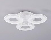 Люстра Ambrella Light FA FA8866 цвет плафона/подвески Белый, Прозрачный, цвет арматуры Белый-3