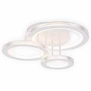 Люстра Ambrella Light FA FA8867 цвет плафона/подвески Белый, Прозрачный, цвет арматуры Белый