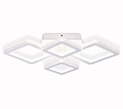 Люстра Ambrella Light FA FA8878 цвет плафона/подвески Белый, Прозрачный, цвет арматуры Белый