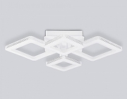 Люстра Ambrella Light FA FA8878 цвет плафона/подвески Белый, Прозрачный, цвет арматуры Белый-1