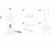 Люстра Ambrella Light FA FA8903 цвет плафона/подвески Белый, Хром, цвет арматуры Хром-7