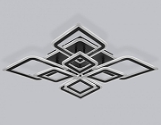 Люстра Ambrella Light FA FA8912 цвет плафона/подвески Белый, Черный, цвет арматуры Белый, Черный-4