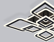 Люстра Ambrella Light FA FA8912 цвет плафона/подвески Белый, Черный, цвет арматуры Белый, Черный-5